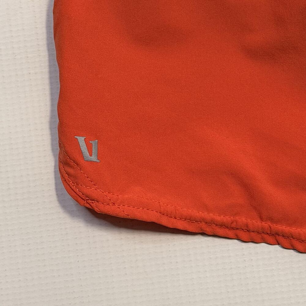 Vuori Shorts Womens Small Orange The Rise The Shine Lined Running Athletic VW304 - Picture 13 of 16